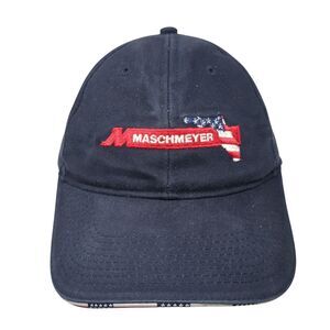 Maschmeyer Slideback Baseball Cap Blue OS Adjustable Embroidered Patriotic Katl